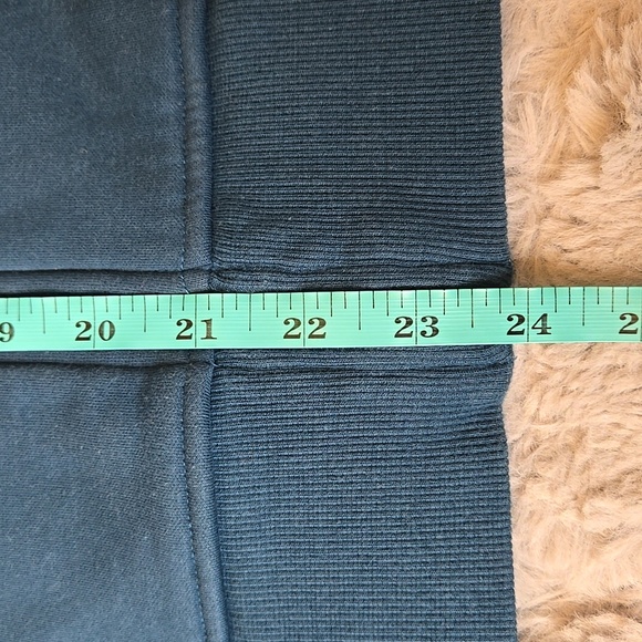 Athleta Blue Full Zip Sweatshirt Jacket, Womens Large Tall, Great Condition - Picture 5 of 11